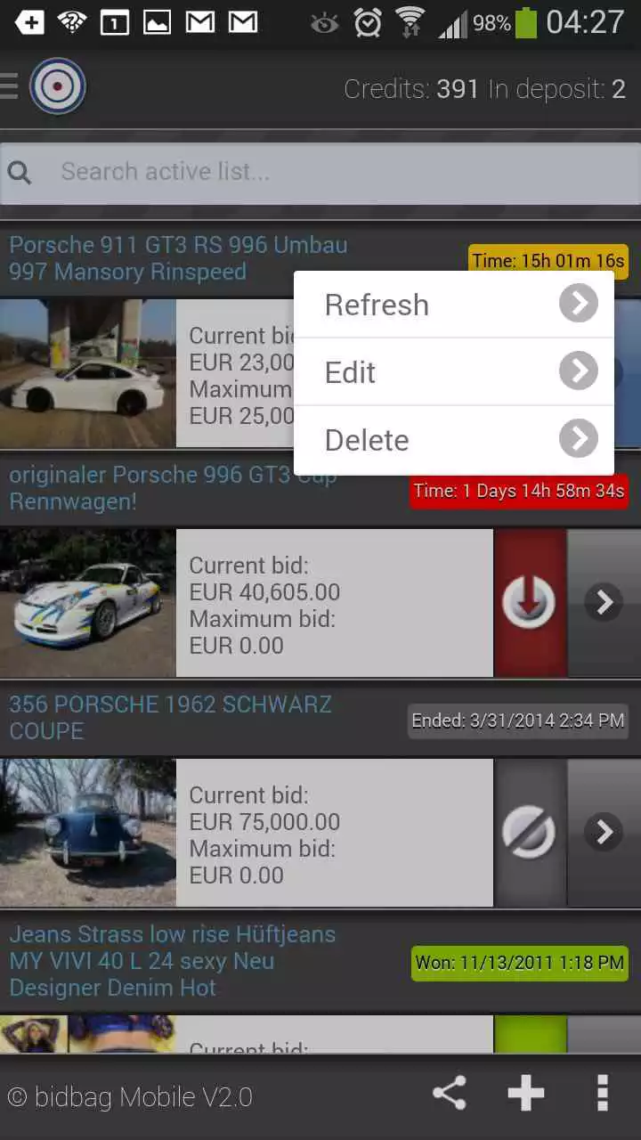 Play Sniper for eBay | Place automatic bids with bidbag